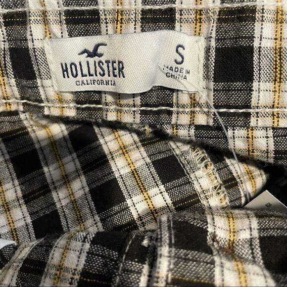 Hollister Preppy Plaid Stretch Mini Skirt Small - Picture 7 of 7